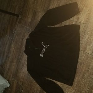 Black puma half zip